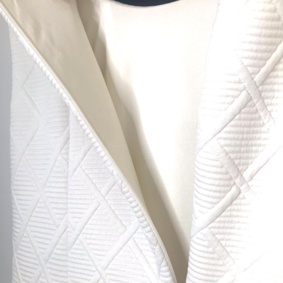 Christopher & Banks White across Cross Sleeveless Dress Size 10 - Picture 9 of 11